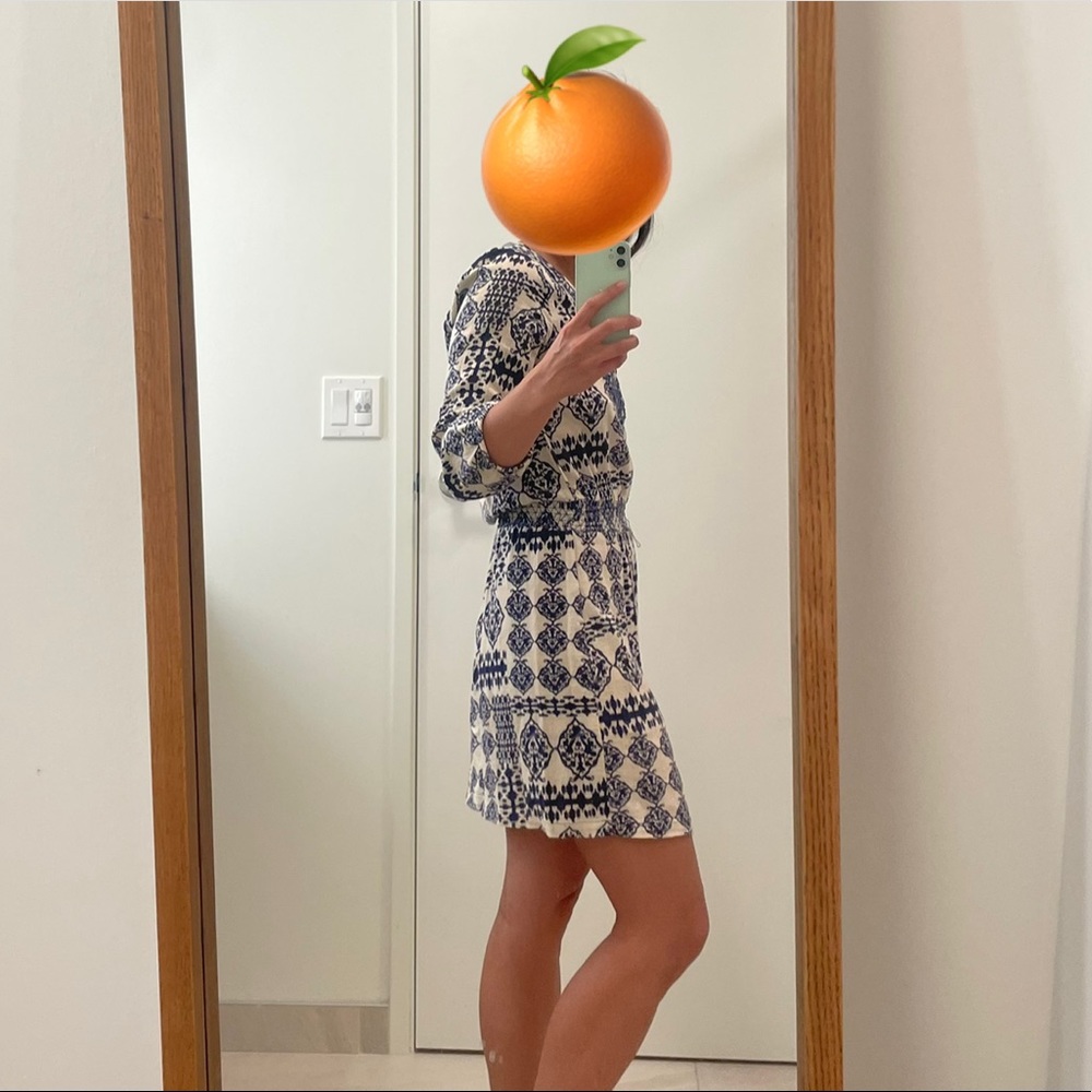 Lucky Brand Linene Dress -cinched waist